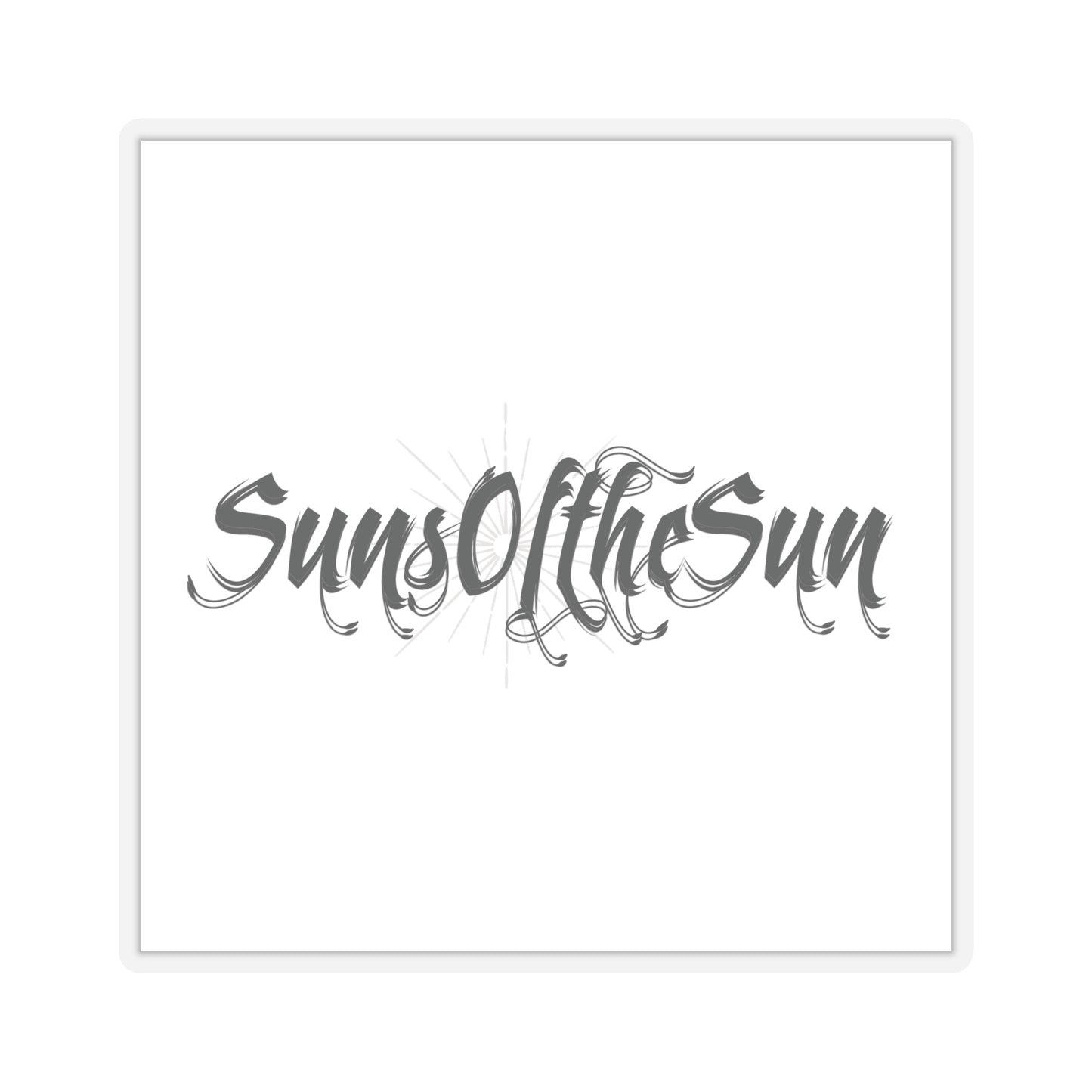 SunsOftheSun "Black & White" Kiss-Cut Stickers