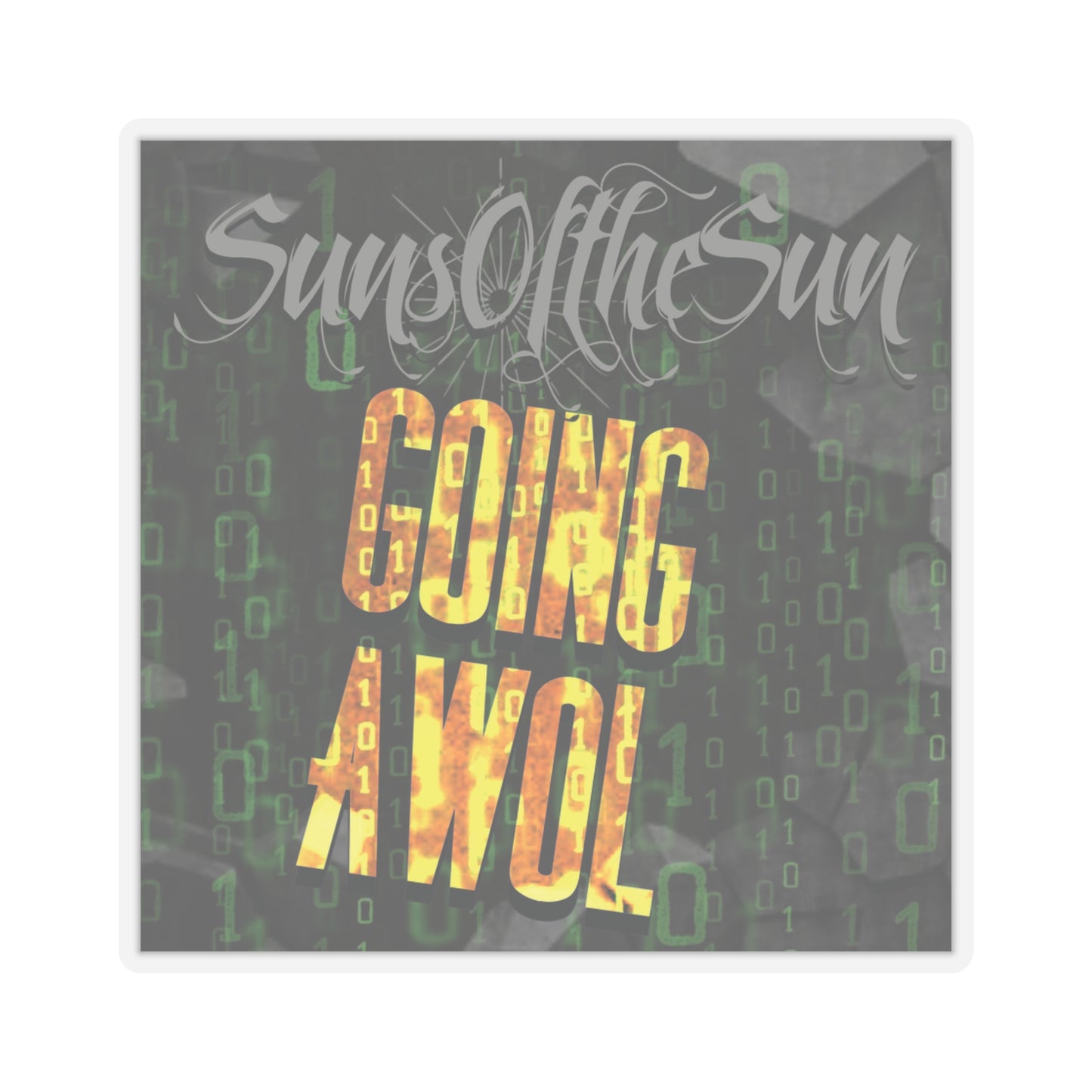 SunsOftheSun "Going AWOL" Kiss-Cut Stickers