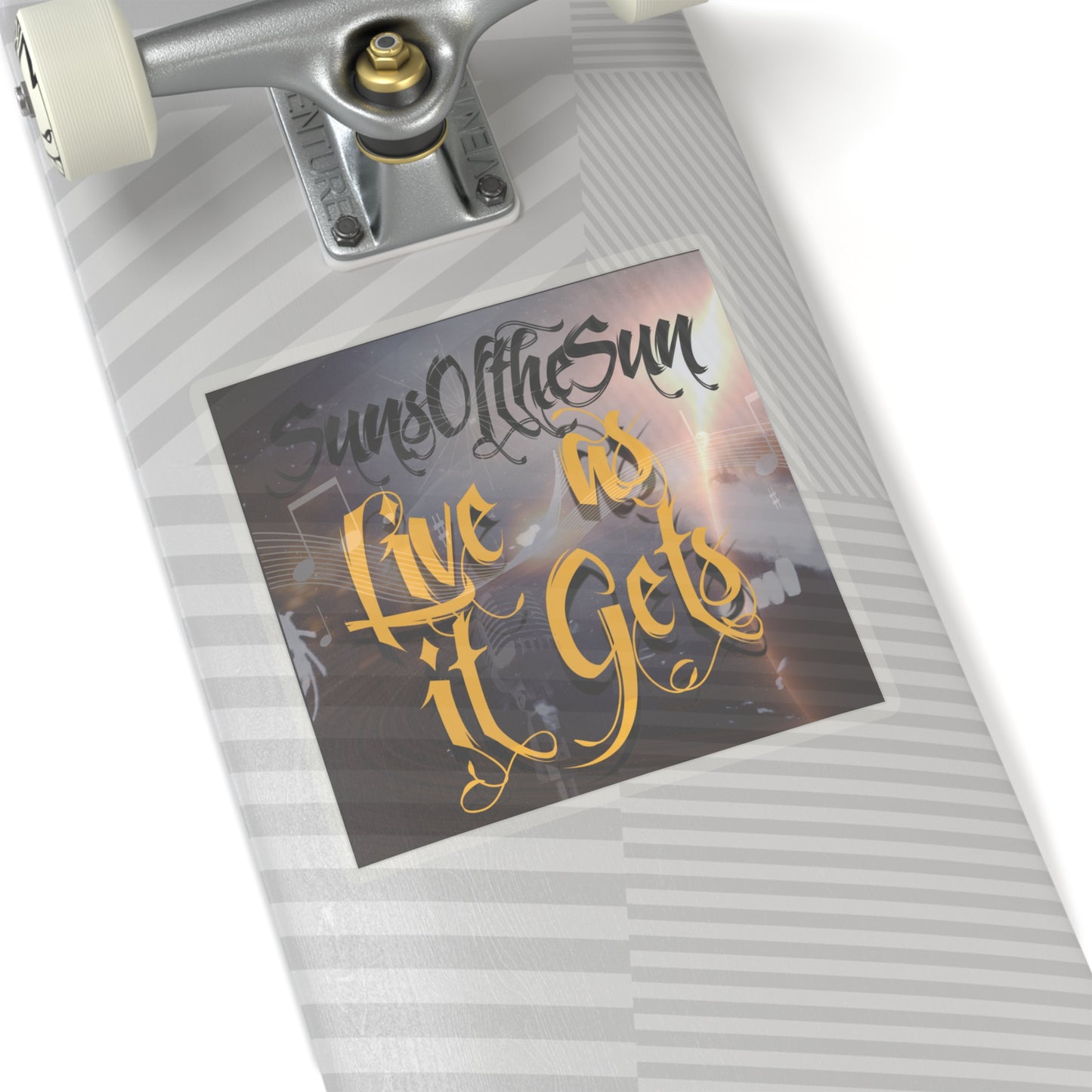 SunsOftheSun "Live as it Gets" Kiss-Cut Stickers