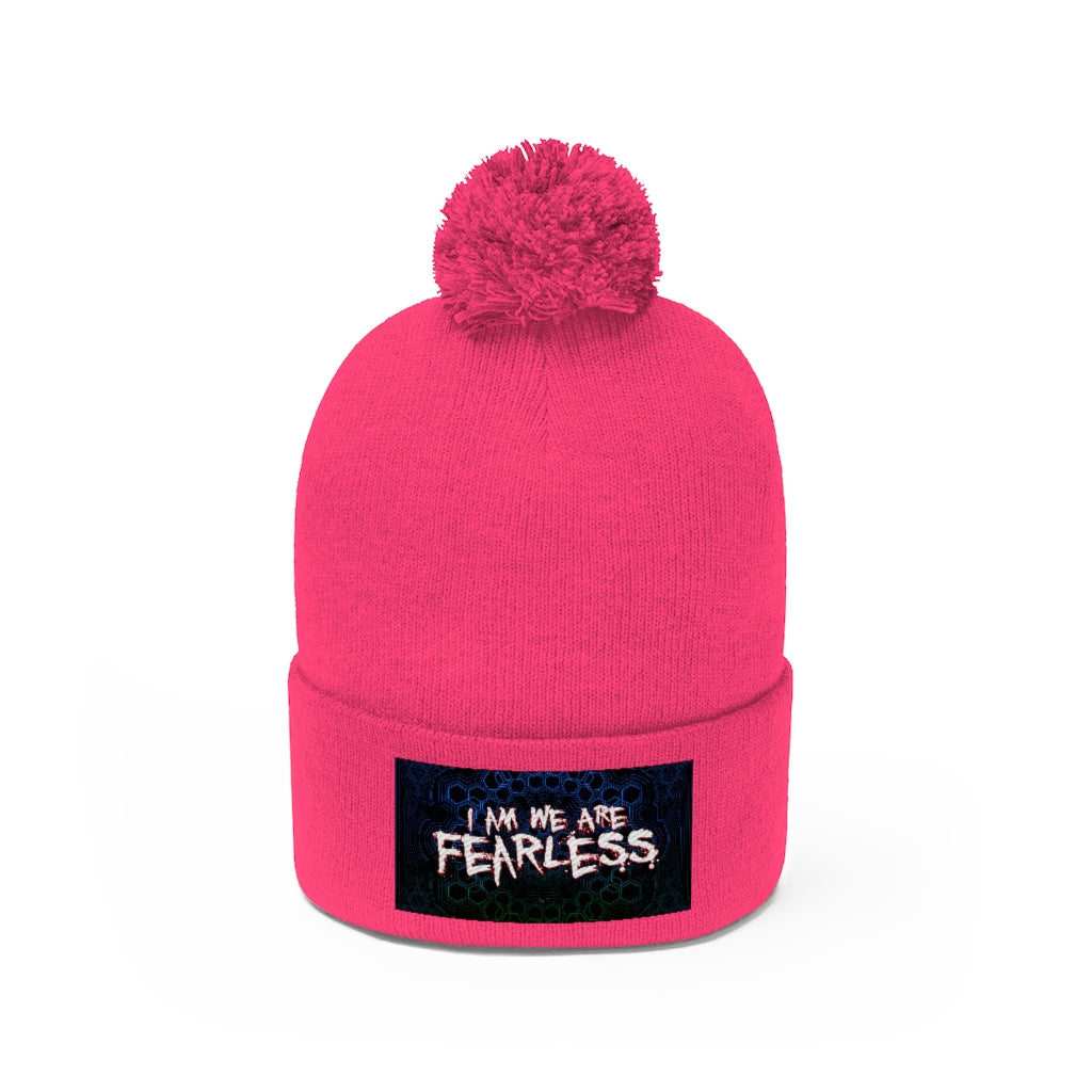 I am We Are FearLess Pom Pom Beanie