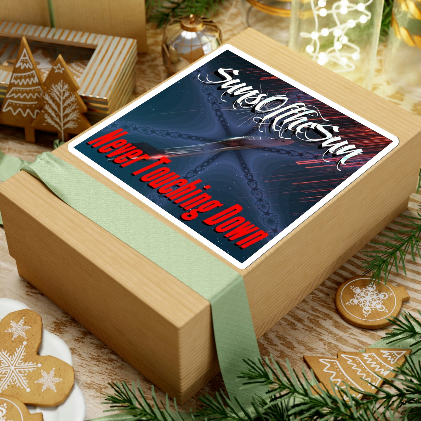 SunsOftheSun "Never Touching Down" Kiss-Cut Stickers