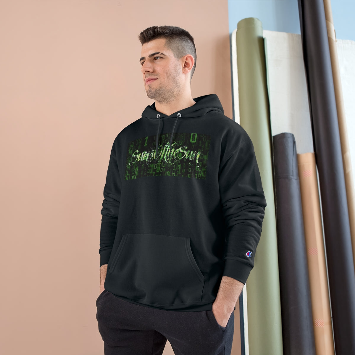 SunsOftheSun "Matrix Code" Logo Champion Hoodie