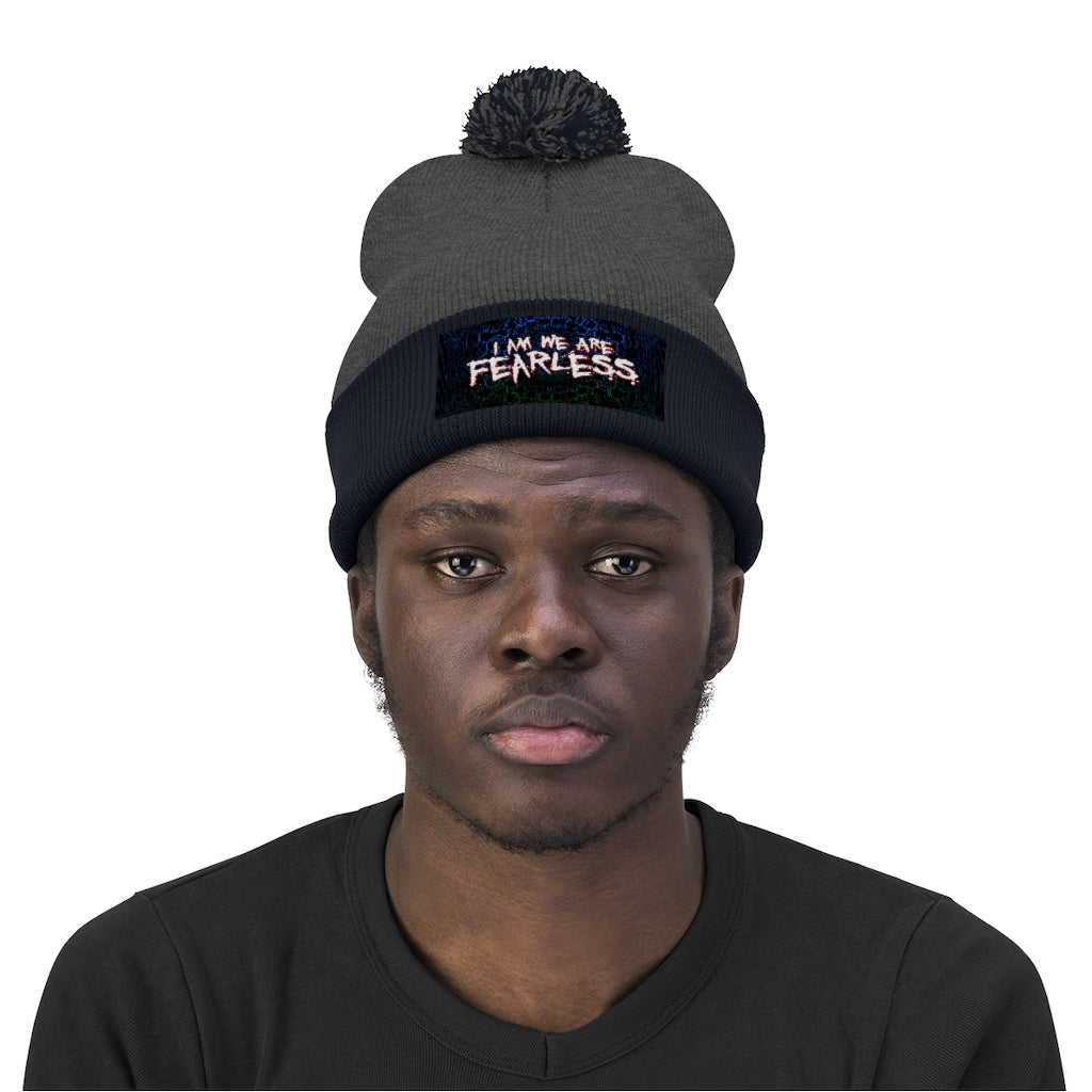 I am We Are FearLess Pom Pom Beanie