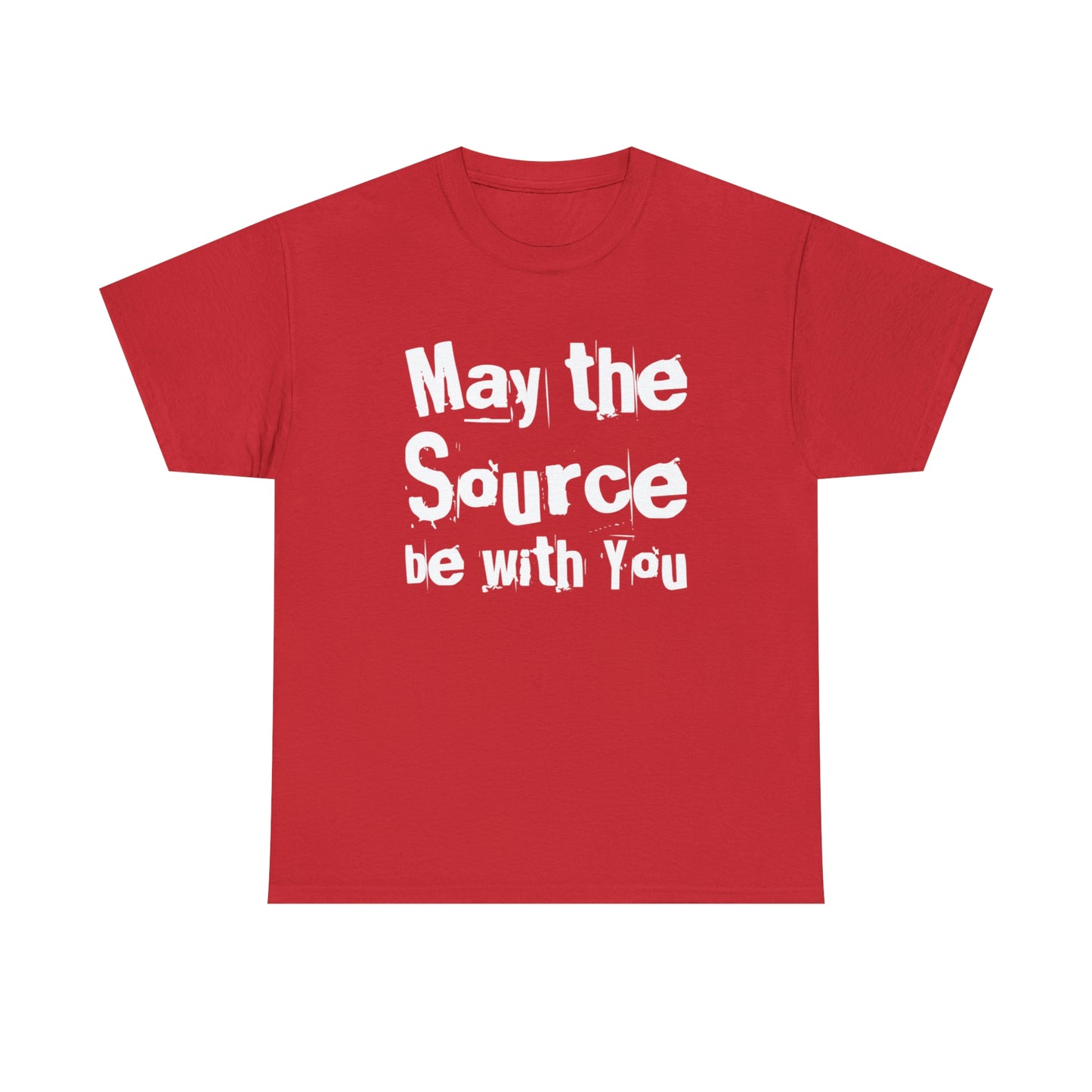 "May The Source Be With You" Unisex Heavy Cotton Tee