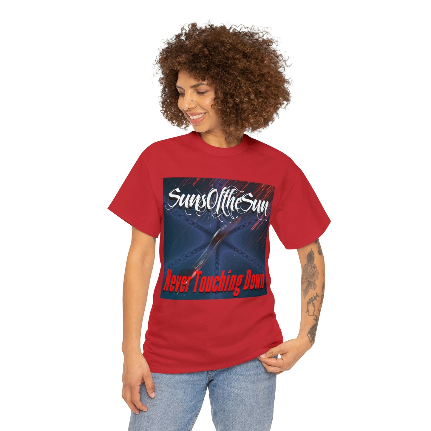 SunsOftheSun "Never Touching Down" Unisex Heavy Cotton Tee