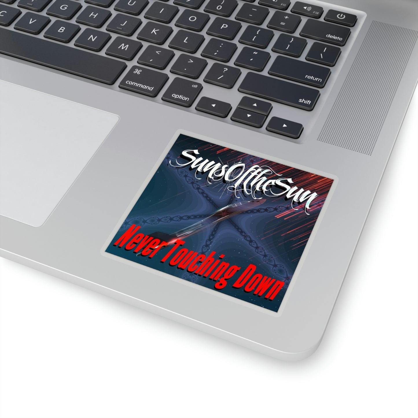 SunsOftheSun "Never Touching Down" Kiss-Cut Stickers