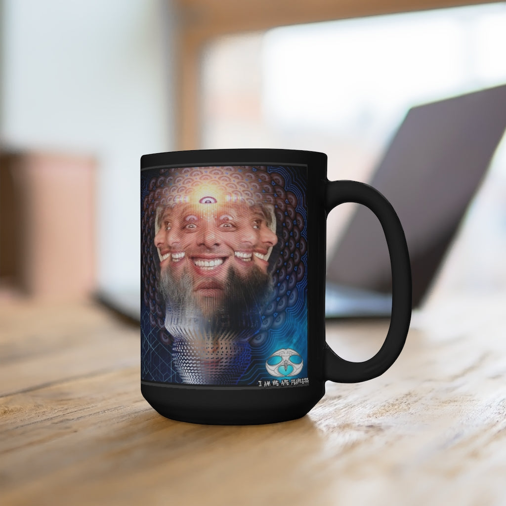 Team FearLess "Frank & Paula" Black Mug 15oz