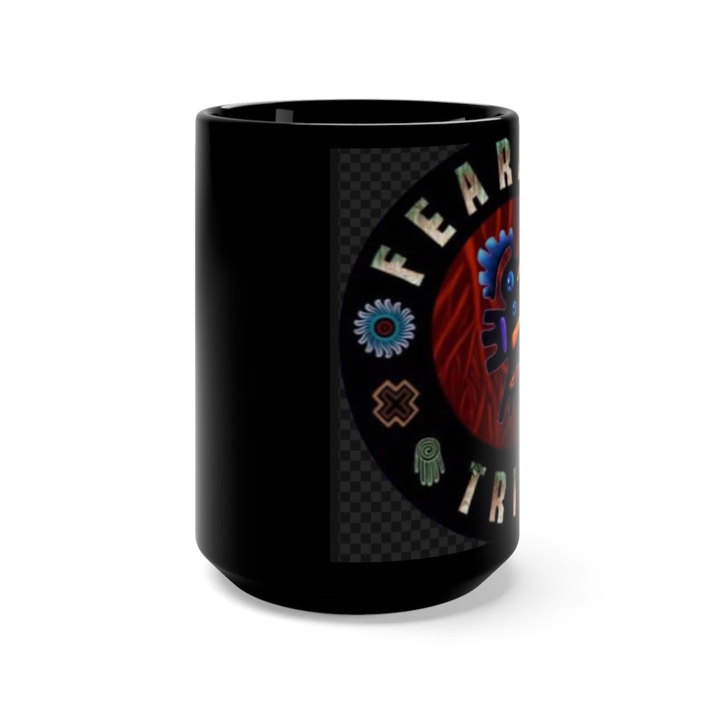 "FearLess Tribe" Black Mug 15oz