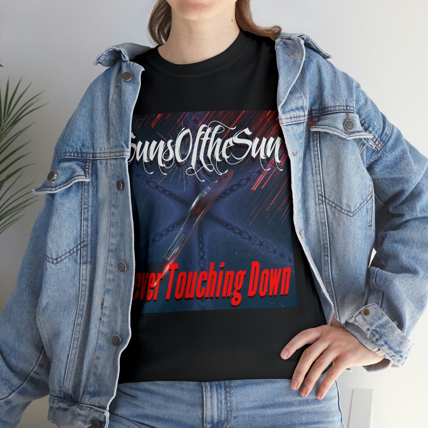 SunsOftheSun "Never Touching Down" Unisex Heavy Cotton Tee
