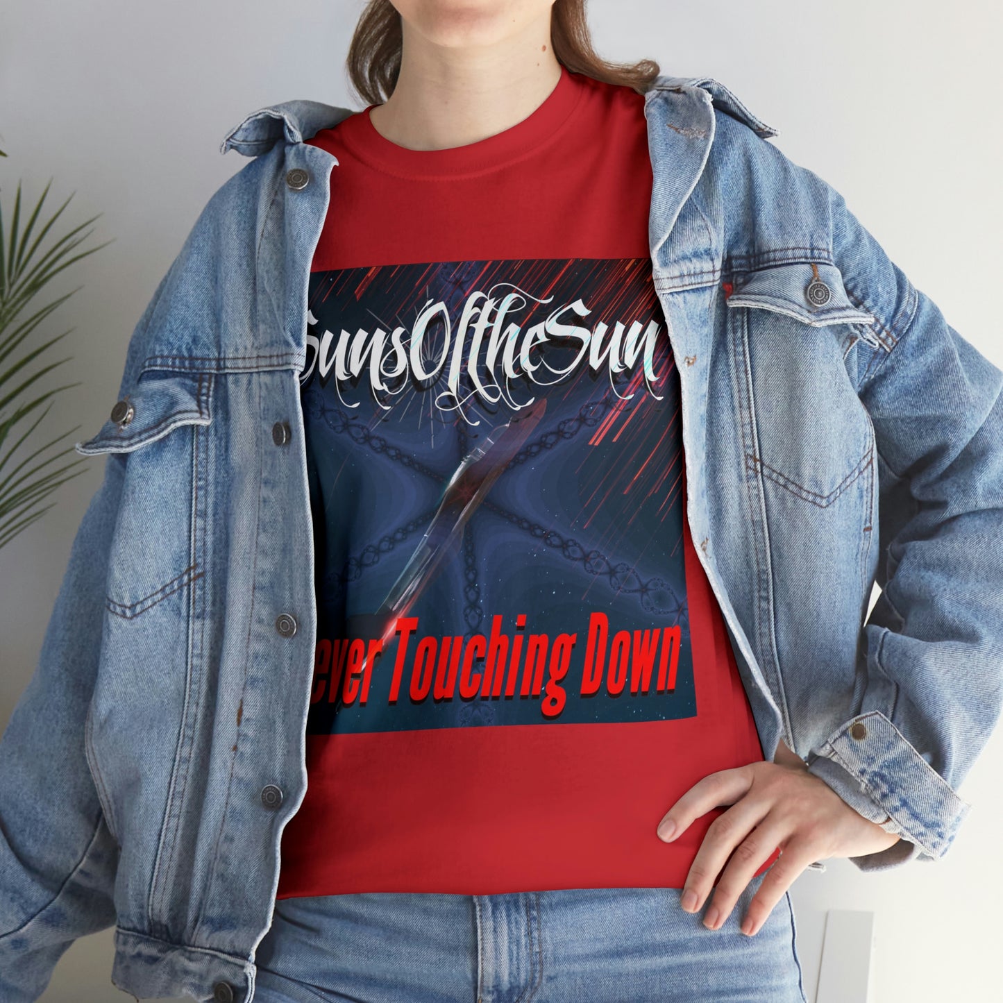SunsOftheSun "Never Touching Down" Unisex Heavy Cotton Tee