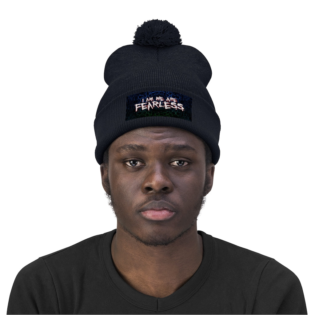 I am We Are FearLess Pom Pom Beanie