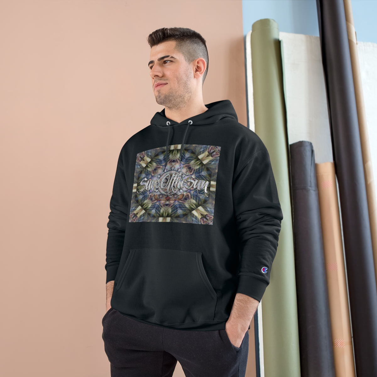 SunsOftheSun Logo "Fractal" Champion Hoodie