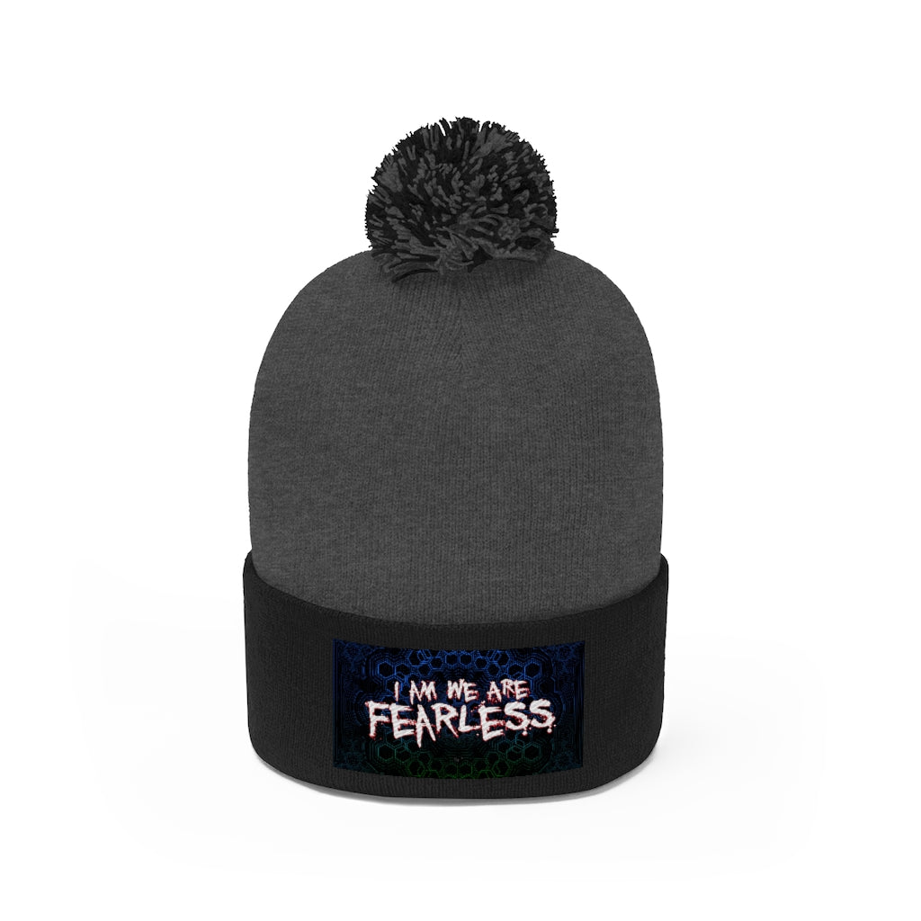 I am We Are FearLess Pom Pom Beanie