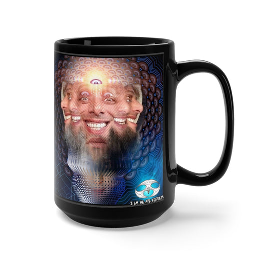 Team FearLess "Frank & Paula" Black Mug 15oz