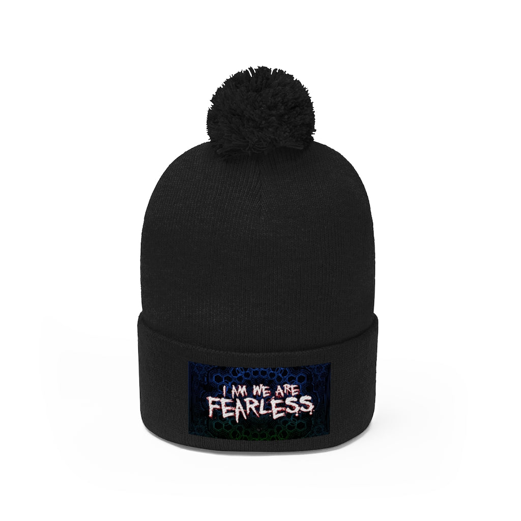 I am We Are FearLess Pom Pom Beanie
