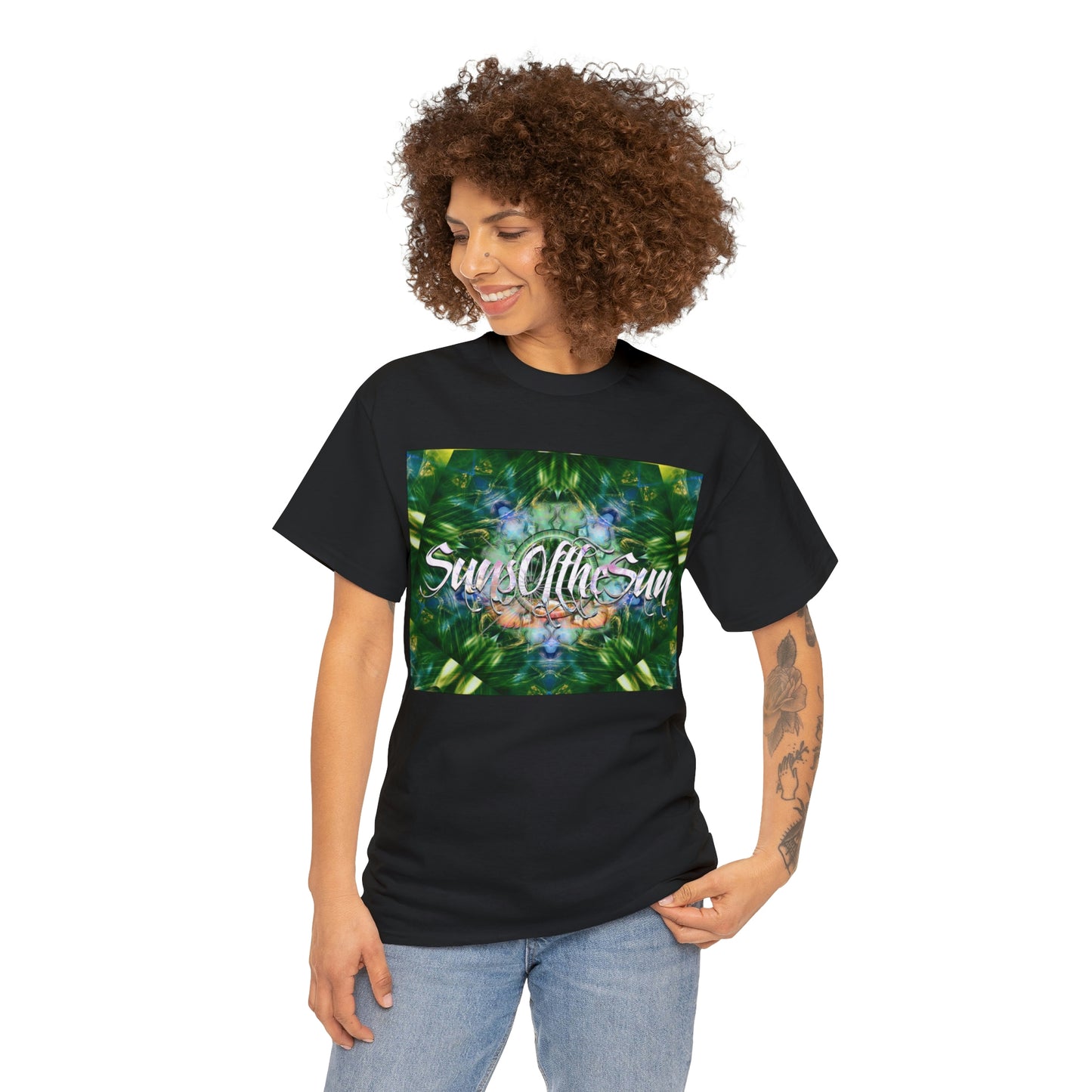 SunsOftheSun "Heart Chakra" Logo Unisex Heavy Cotton Tee