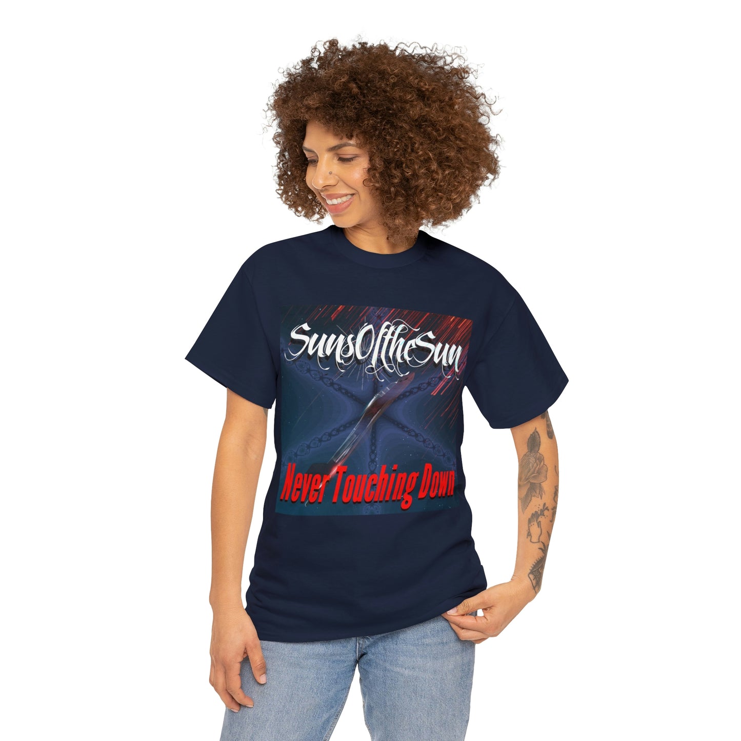 SunsOftheSun "Never Touching Down" Unisex Heavy Cotton Tee