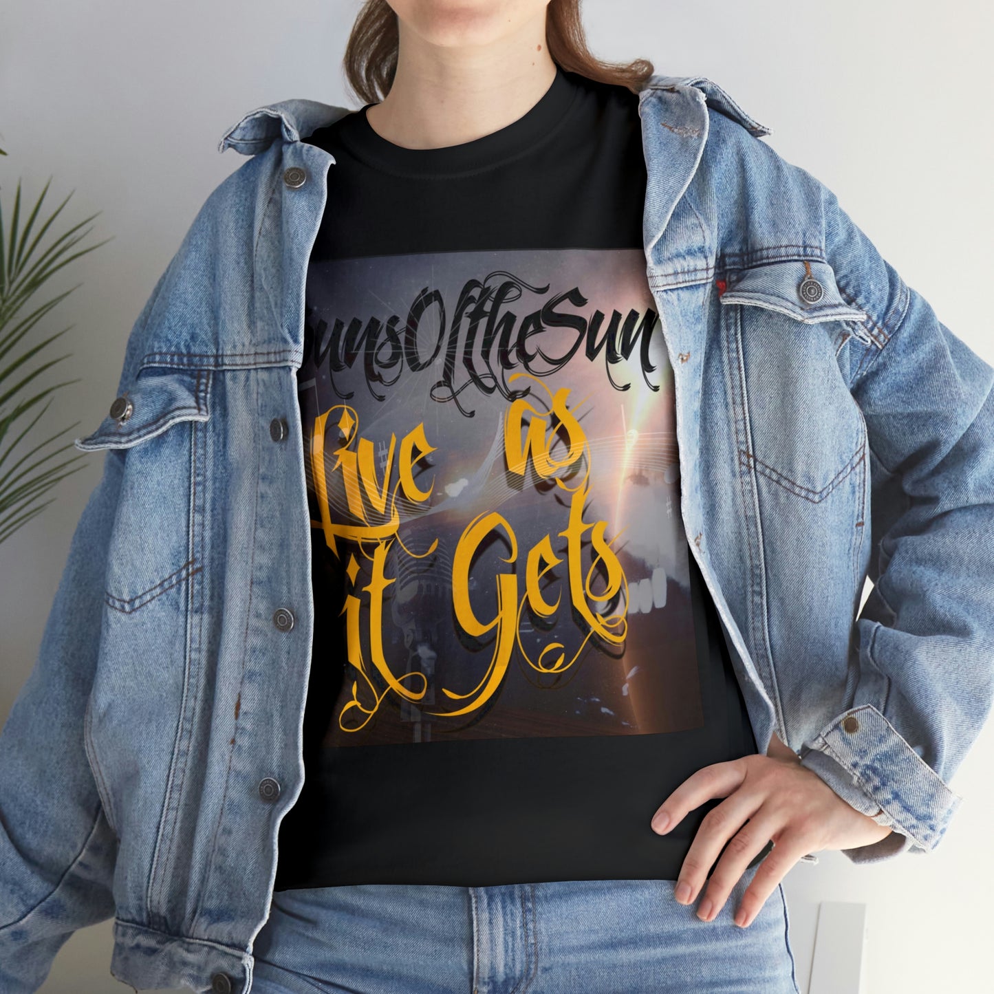 SunsOftheSun "Live as it Gets" Unisex Heavy Cotton Tee