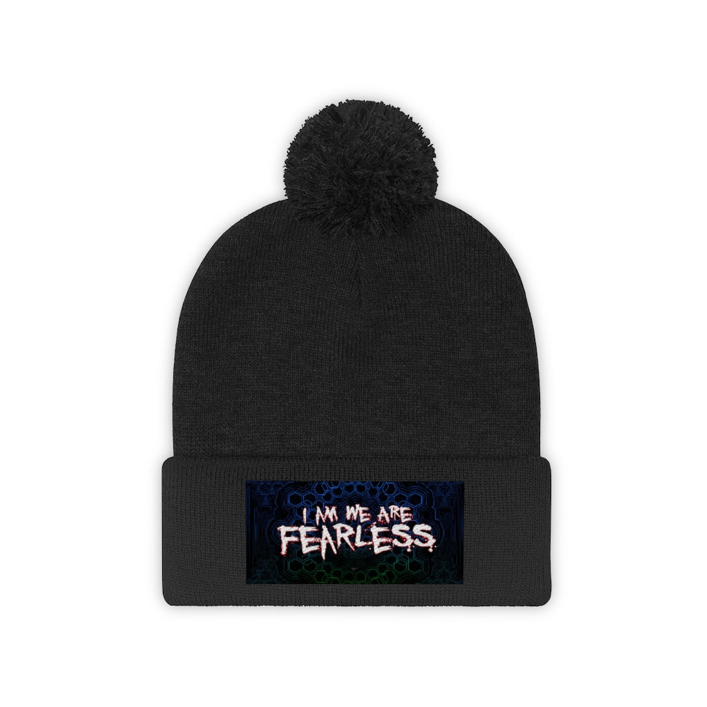 I am We Are FearLess Pom Pom Beanie