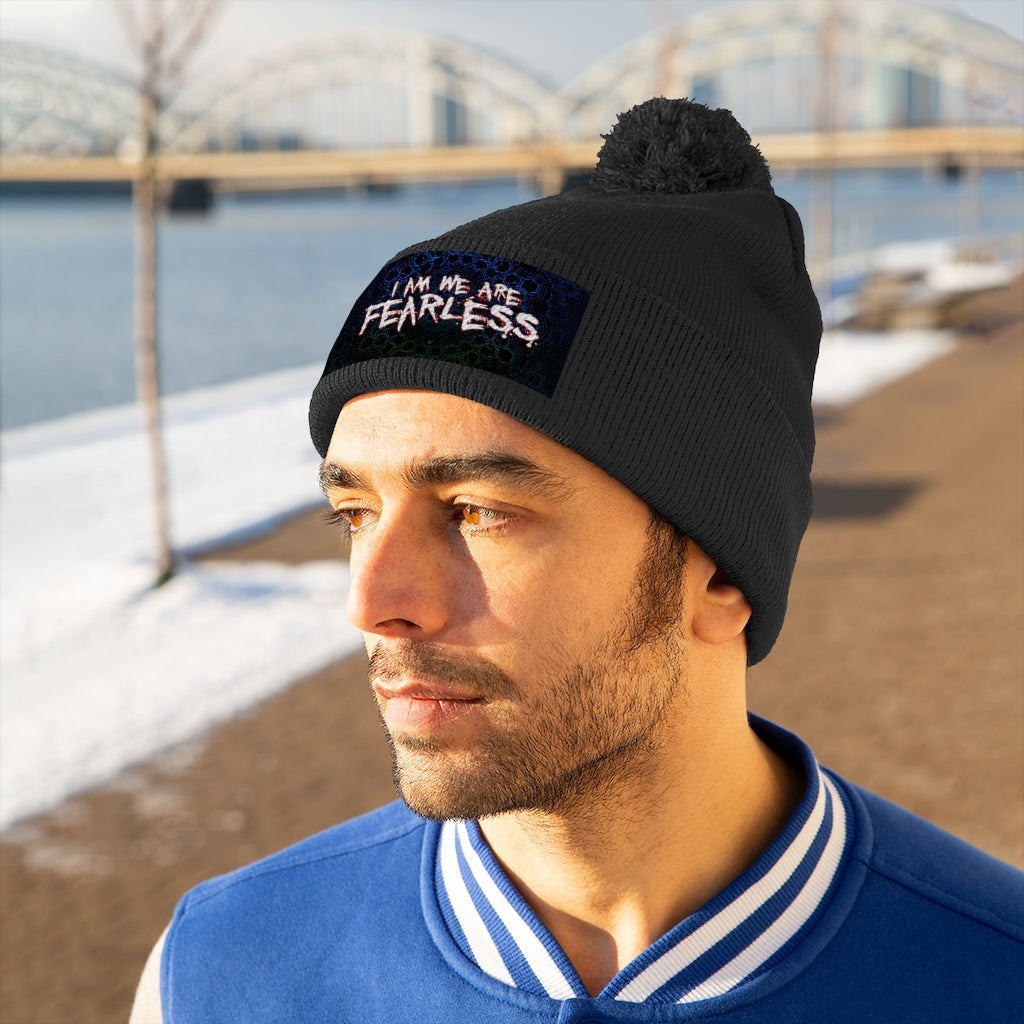 I am We Are FearLess Pom Pom Beanie