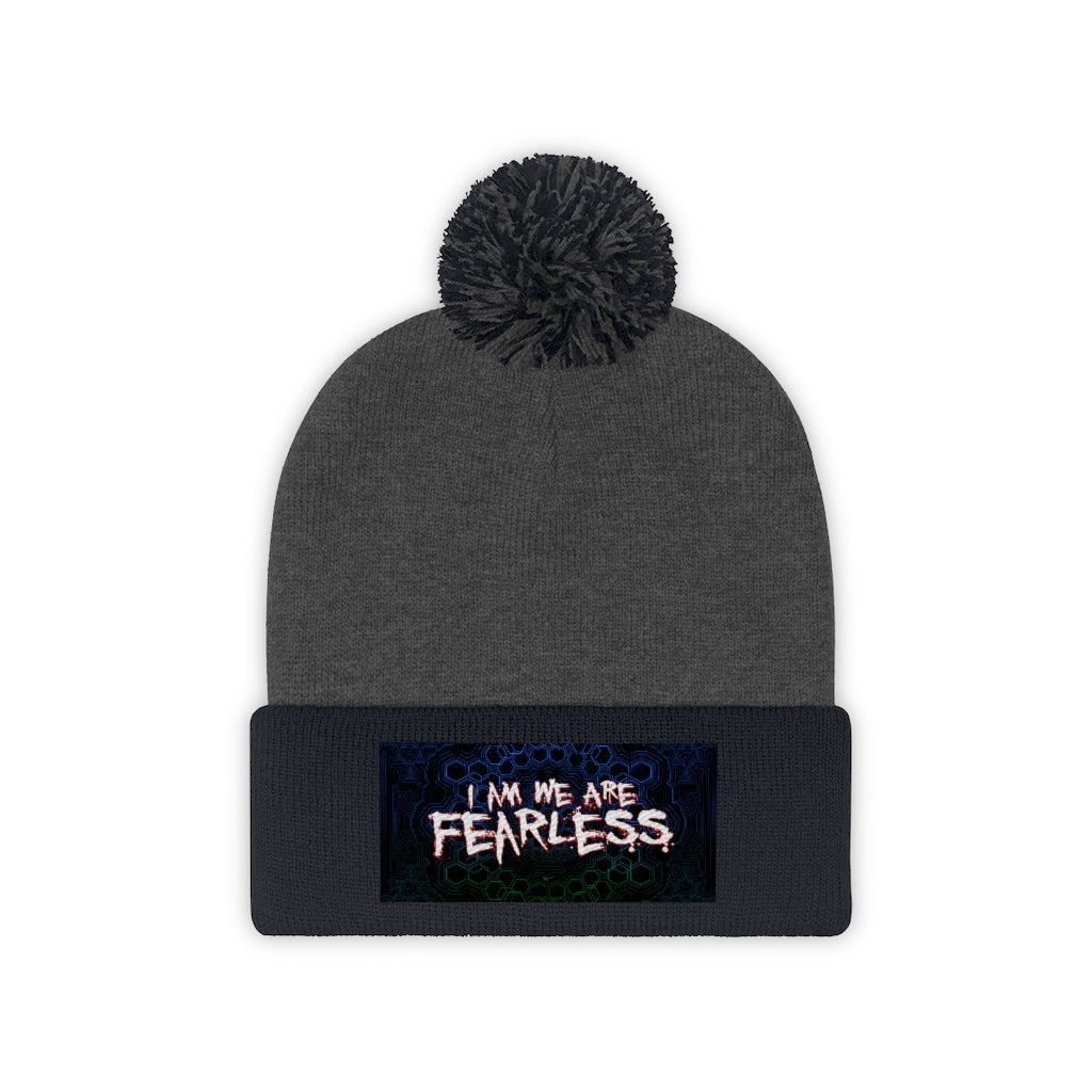 I am We Are FearLess Pom Pom Beanie
