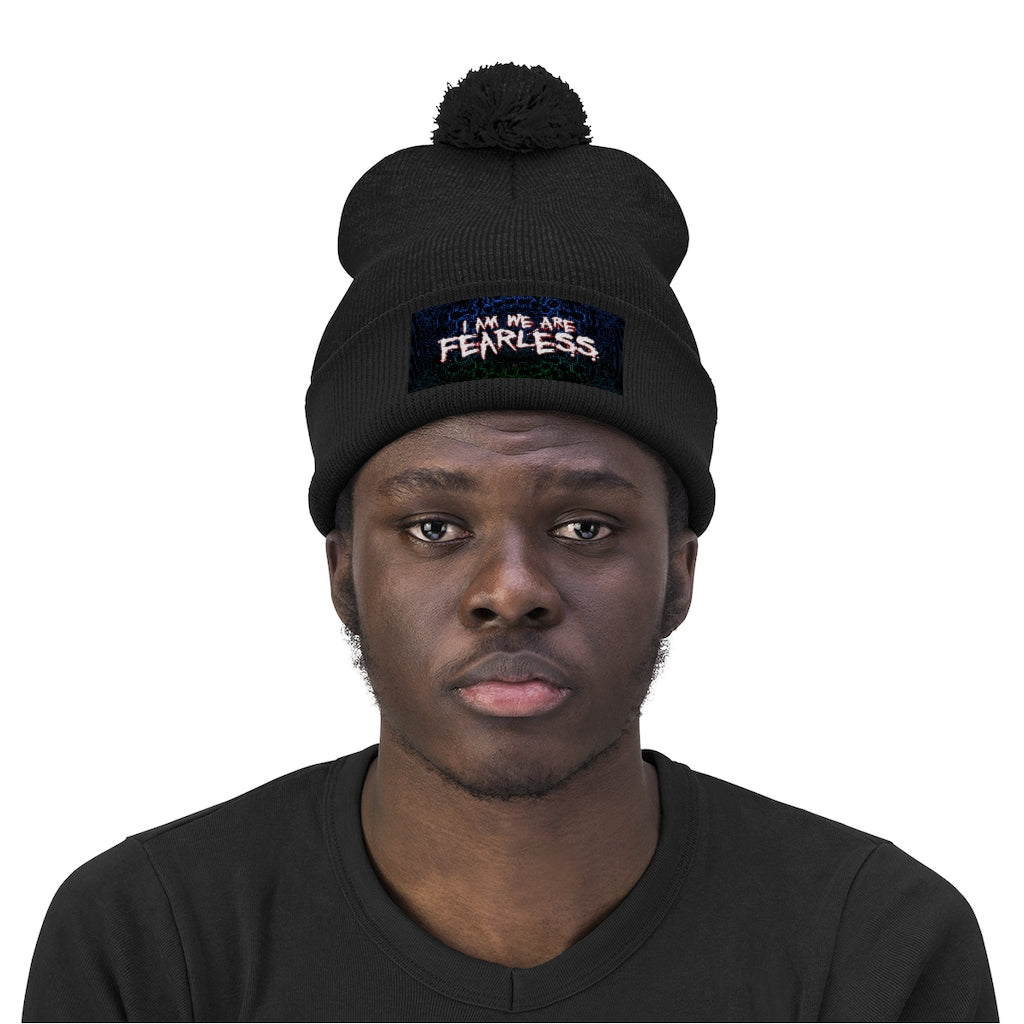 I am We Are FearLess Pom Pom Beanie