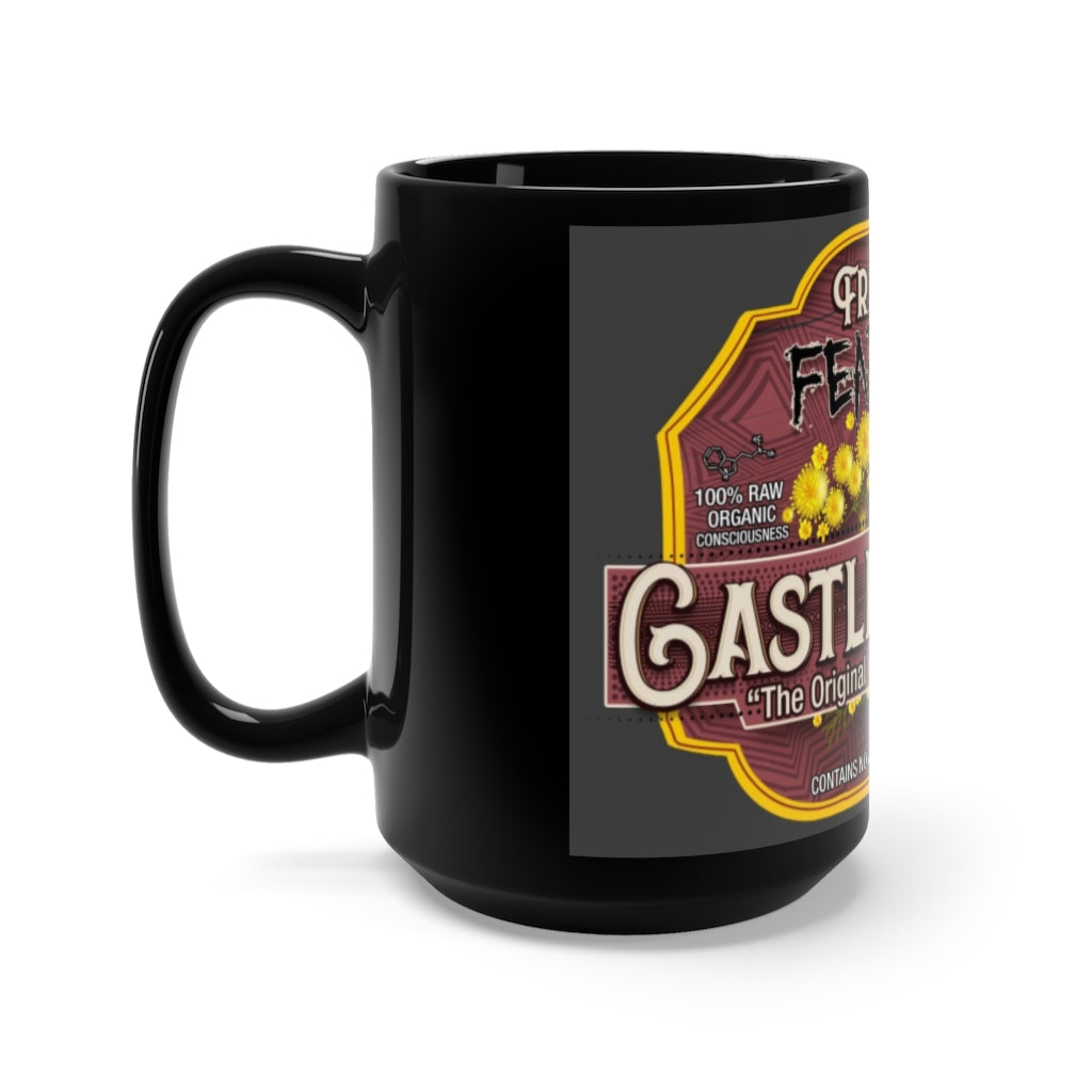 "Franks FearLess Castlehuasca" Black Mug 15oz