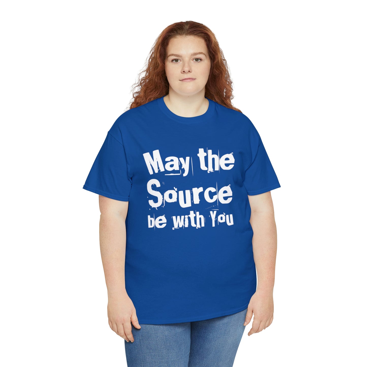 "May The Source Be With You" Unisex Heavy Cotton Tee