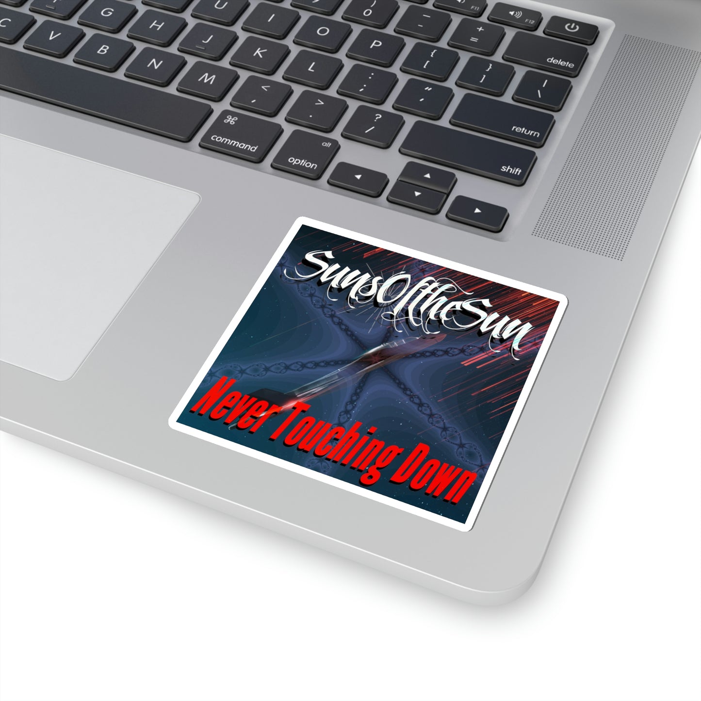SunsOftheSun "Never Touching Down" Kiss-Cut Stickers
