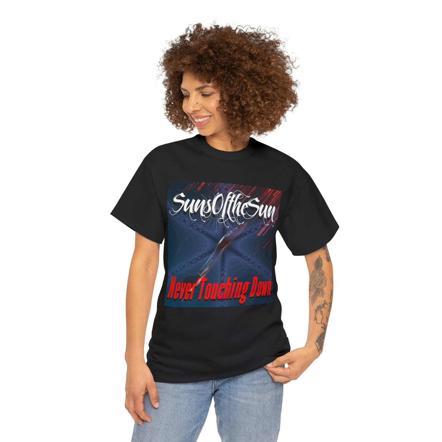 SunsOftheSun "Never Touching Down" Unisex Heavy Cotton Tee