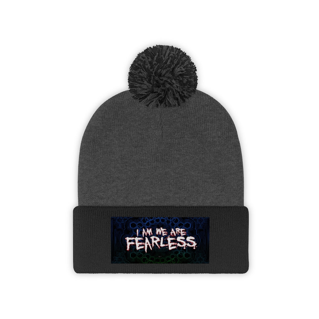 I am We Are FearLess Pom Pom Beanie