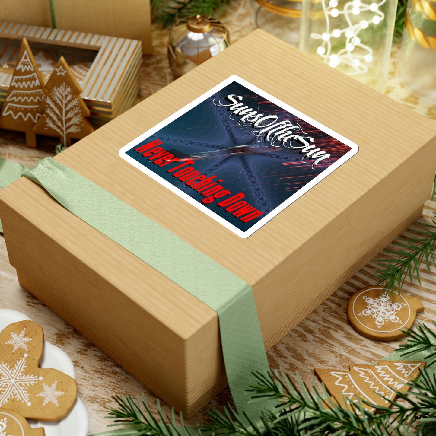 SunsOftheSun "Never Touching Down" Kiss-Cut Stickers