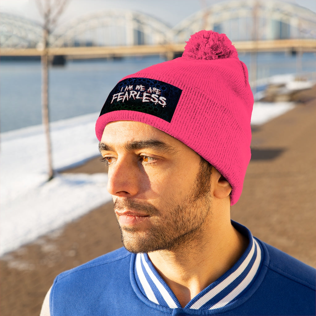 I am We Are FearLess Pom Pom Beanie