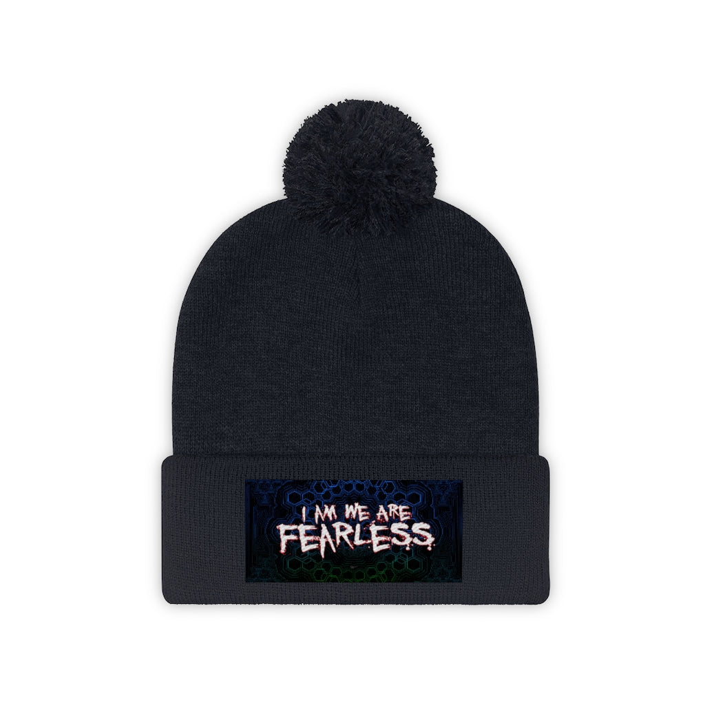 I am We Are FearLess Pom Pom Beanie
