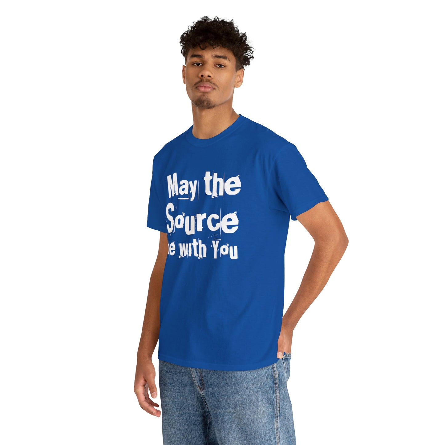 "May The Source Be With You" Unisex Heavy Cotton Tee