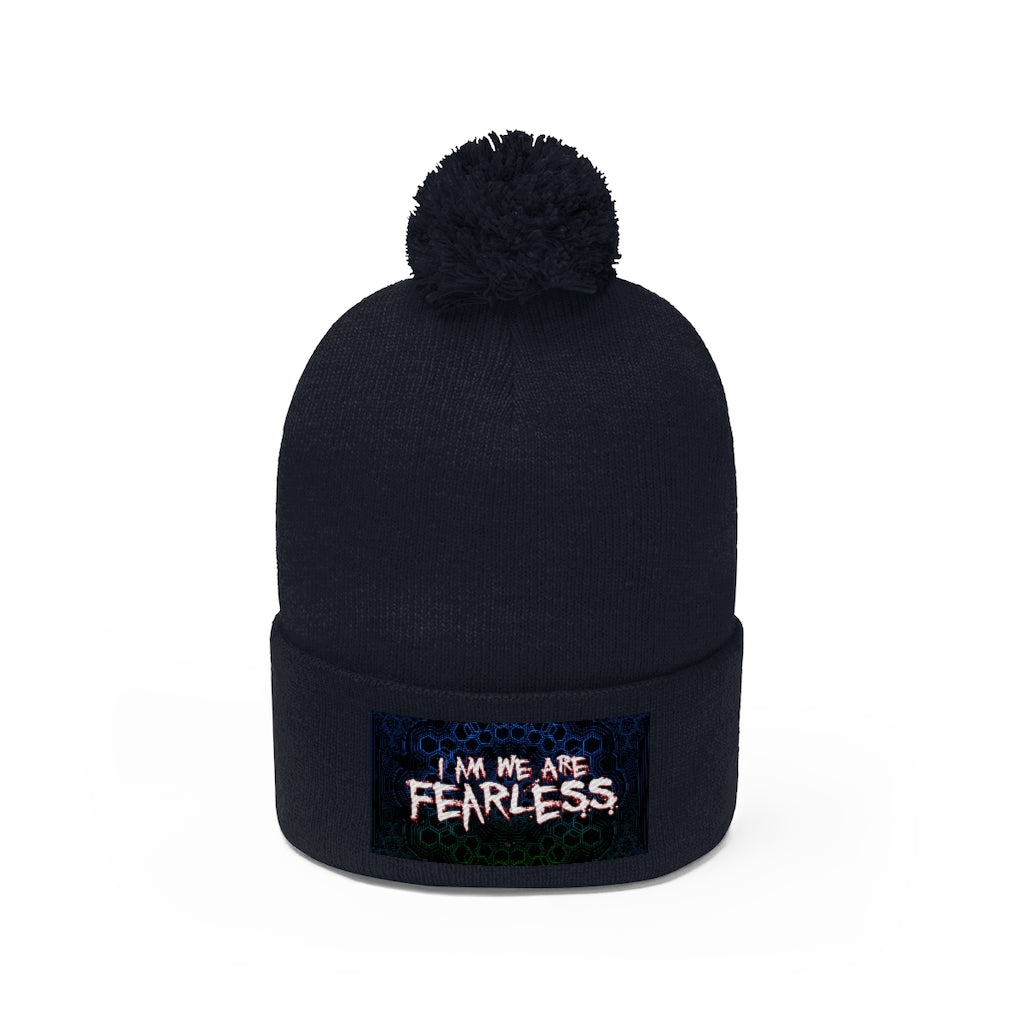 I am We Are FearLess Pom Pom Beanie