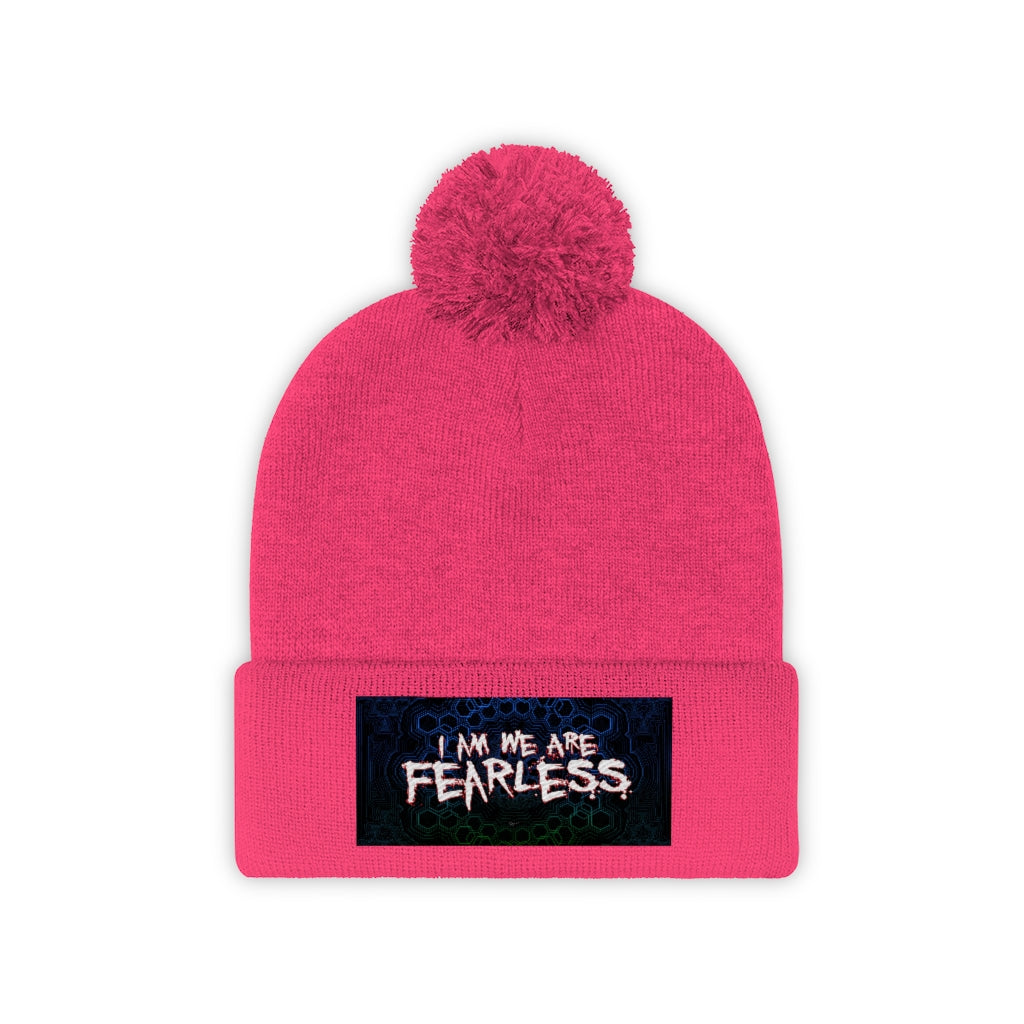 I am We Are FearLess Pom Pom Beanie