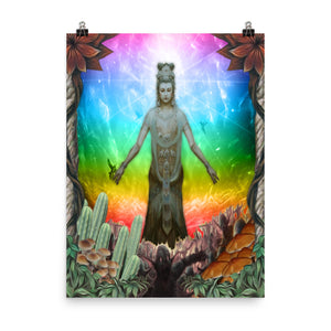 Quan Yin, By Ron, Photo paper poster