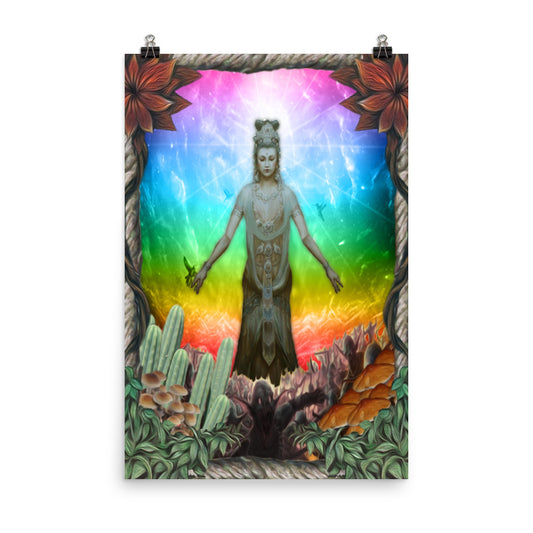 Quan Yin, By Ron, Photo paper poster