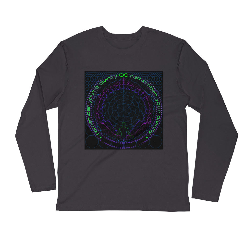 Nick's Remember Your Circle Long Sleeve Fitted Crew