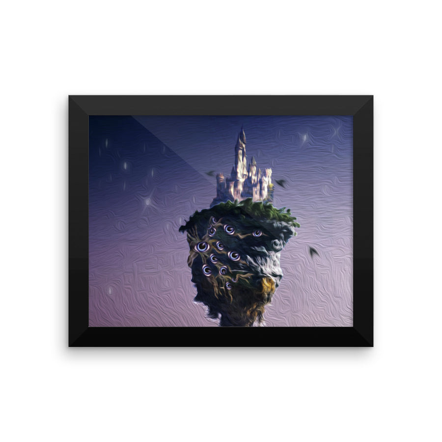 Ron's Floating Castle - Framed Poster