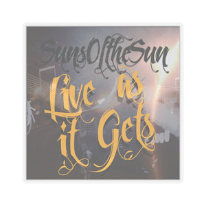 SunsOftheSun "Live as it Gets" Kiss-Cut Stickers