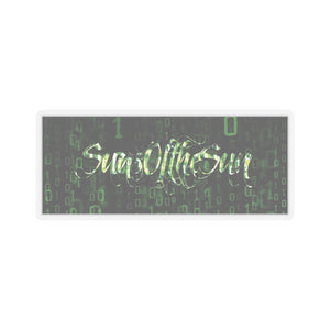 SunsOftheSun "Matrix Code" Logo Kiss-Cut Stickers