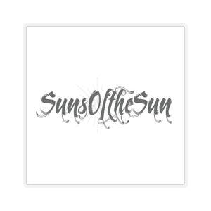 SunsOftheSun "Black & White" Kiss-Cut Stickers