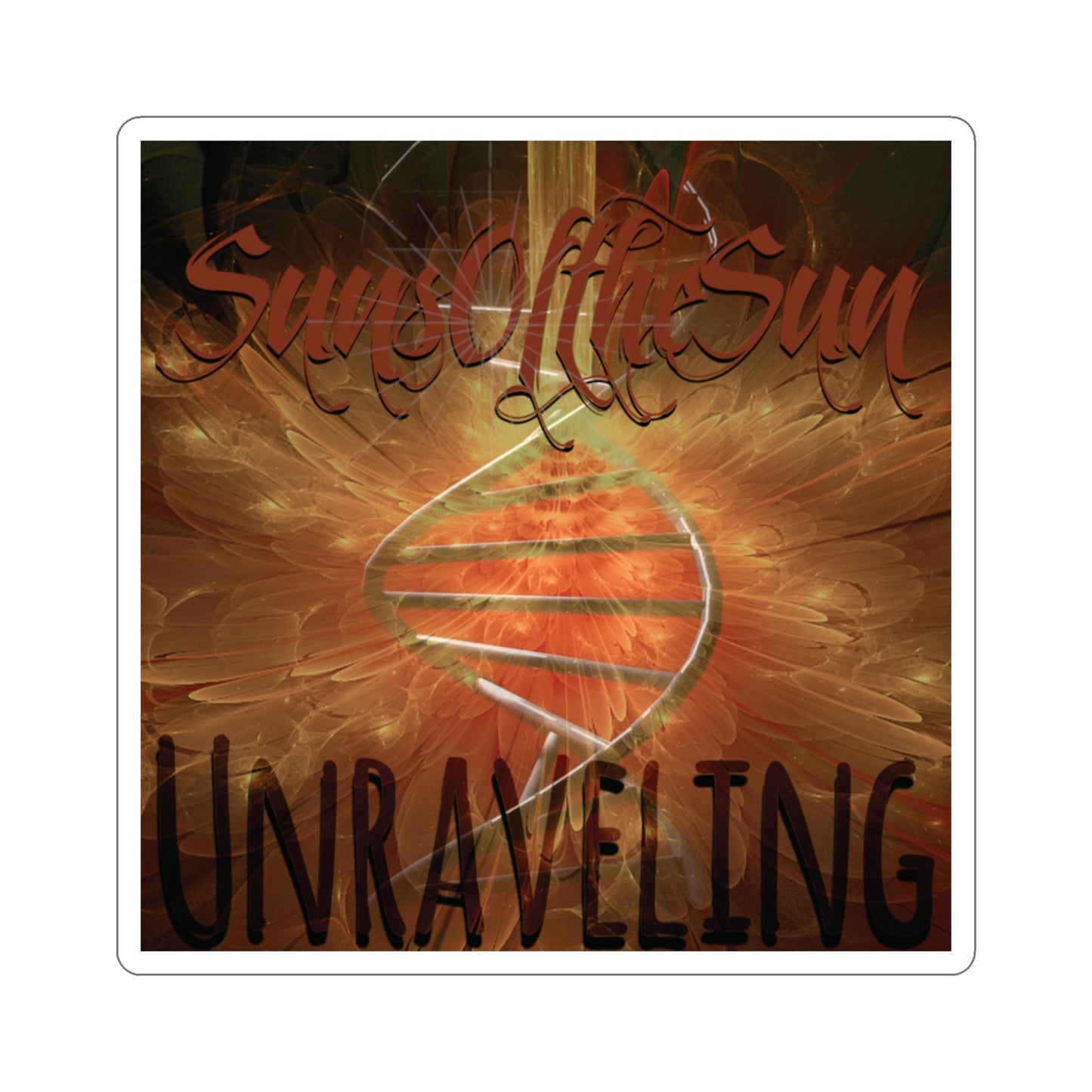 SunsOftheSun "Unravelling" Kiss-Cut Stickers