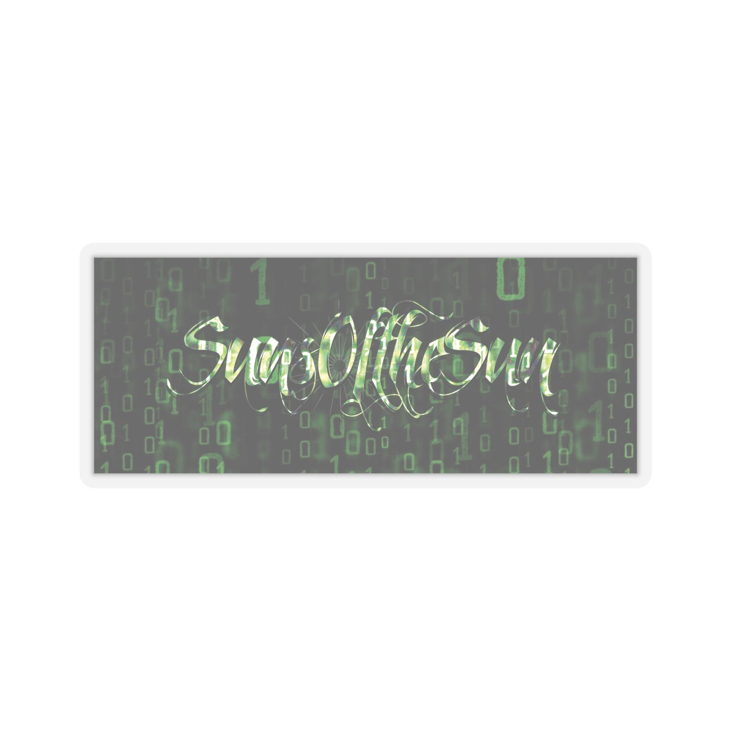 SunsOftheSun "Matrix Code" Logo Kiss-Cut Stickers