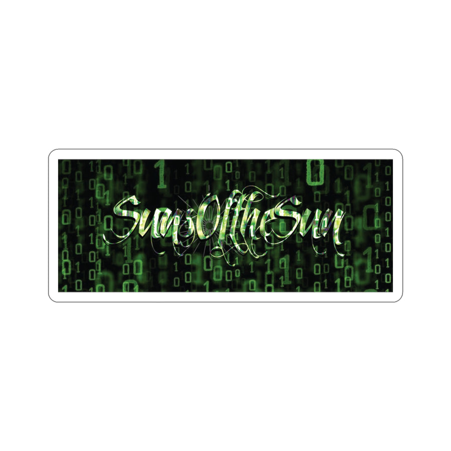 SunsOftheSun "Matrix Code" Logo Kiss-Cut Stickers
