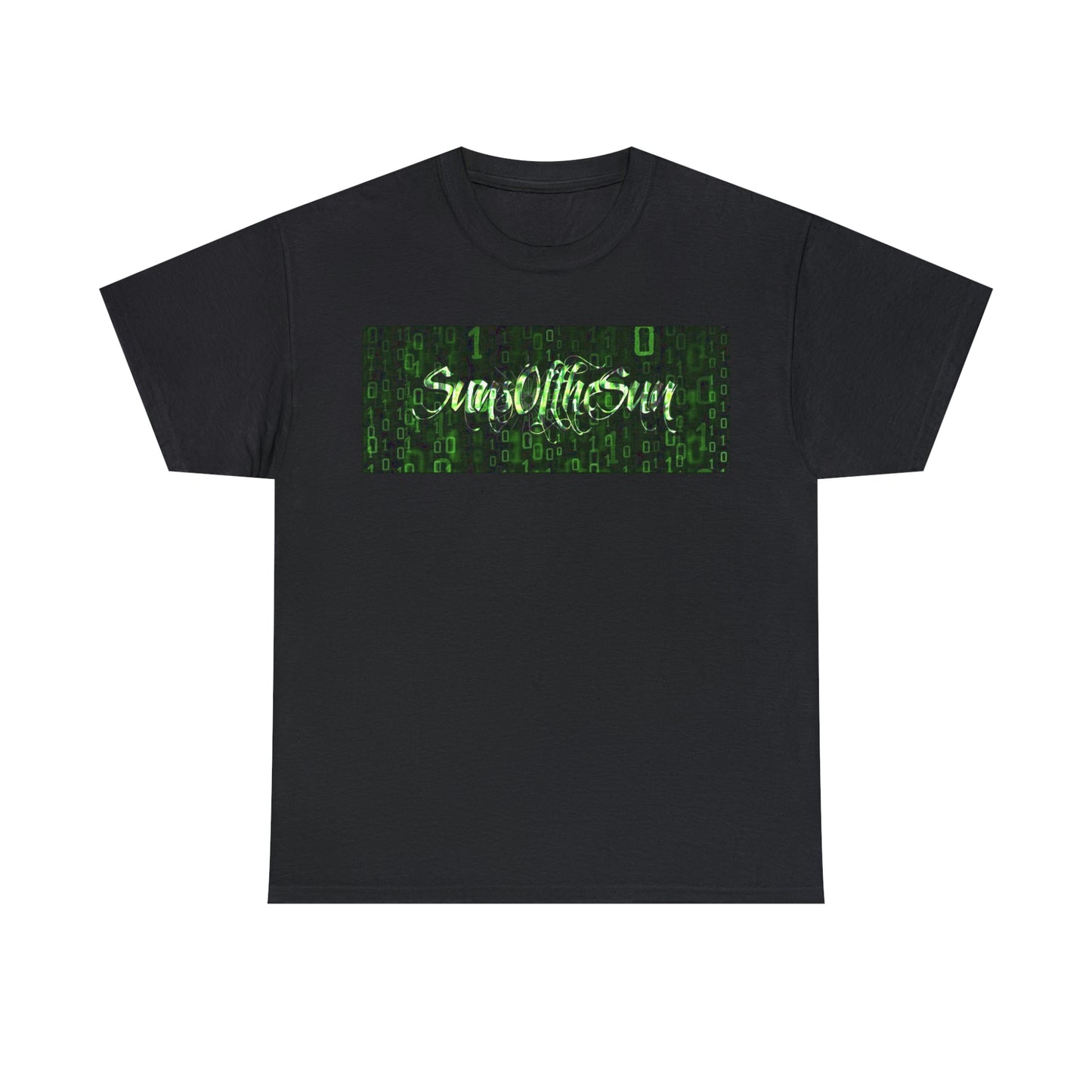 SunsOftheSun "Matrix Code" Logo Unisex Heavy Cotton Tee