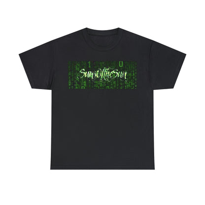 SunsOftheSun "Matrix Code" Logo Unisex Heavy Cotton Tee