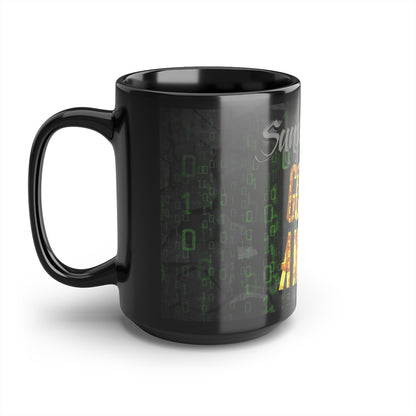 SunsOftheSun "Going AWOL" Black Mug, 15oz